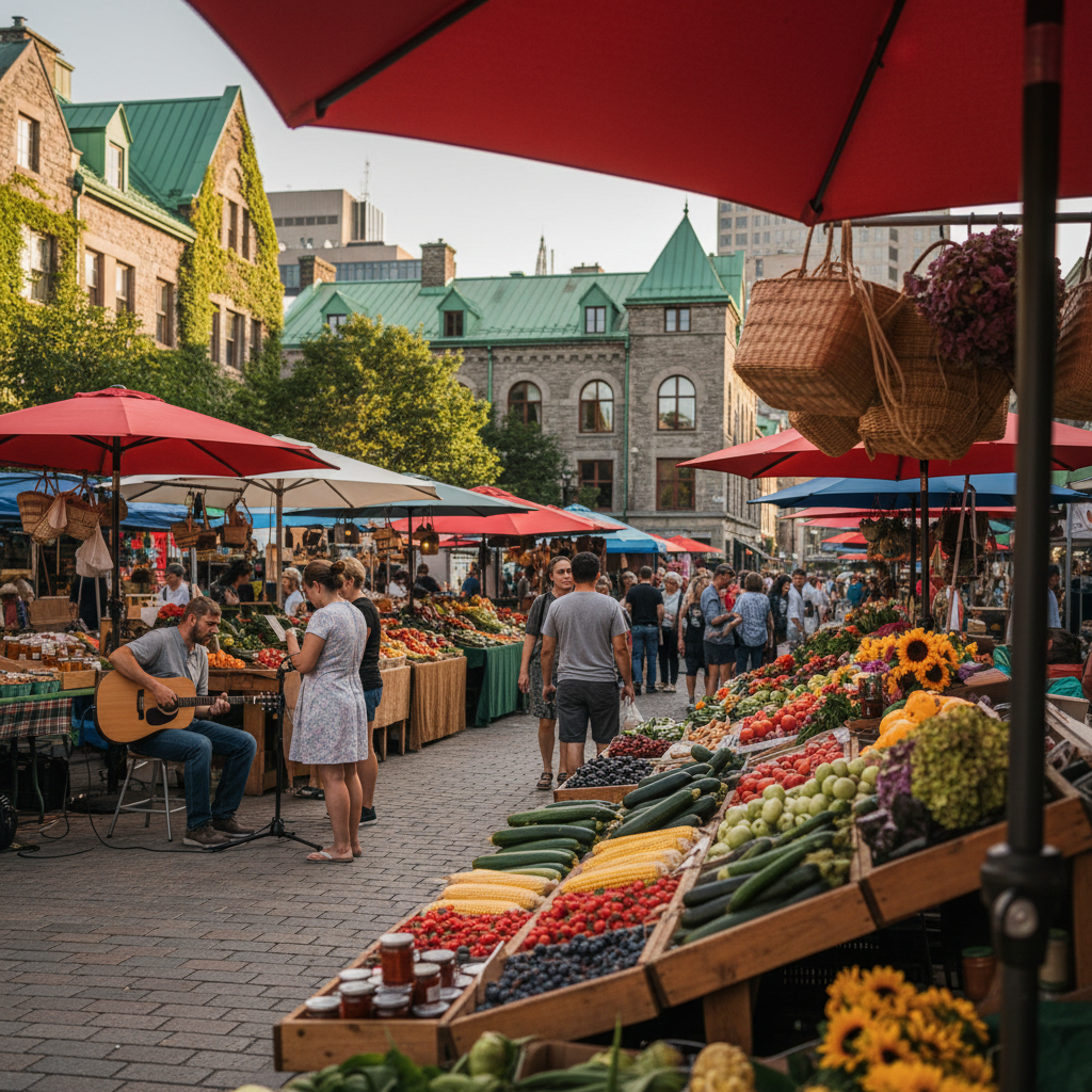 Summer fruit stalls at the ByWard Market